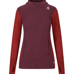 Best - Women's Warmwool Hoodsweater with Zip - Merinohoodie Hochtourenbekleidung|Skibekleidung