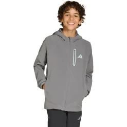 Kinder adidas - Kid's Hooded Tech Woven Jacke - Sweat- & Trainingsjacke