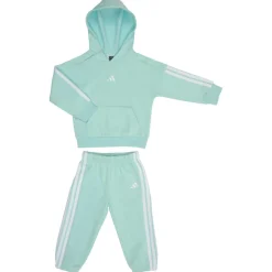 adidas - Kid's 3-Stripes Fleece Hoody Jogger - Sweat- & Trainingsjacke^Kinder Fitnessbekleidung|Pullover & Hoodies