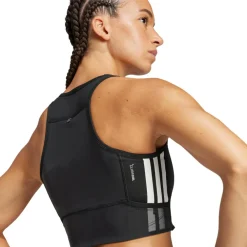 adidas - Women's Adizero Running Gel Pocket Crop Top - Sport-BH