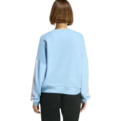 adidas - Women's 3-Stripes French-Terry Sweatshirt - Pullover