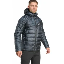 Sale - Terrex Techrock Climawarm+ Down Hooded - Daunenjacke Wanderbekleidung|Daunenjacken