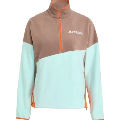 Outlet - Women's Terrex Multi Climawarm Fleece Anorak - Fleecejacke Wanderbekleidung|Jacken