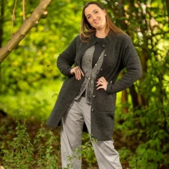 Discount - Women's Oversize Mantel Uni - Mantel Jacken|Alltagsbekleidung