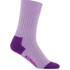 Alpacasocks&Co - Merino Cashmere Ribbed Crew - Multifunktionssocken