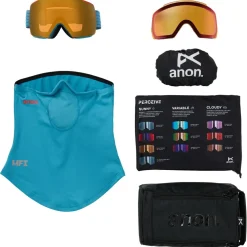 Anon - M5S S3 (VLT 17%) + Bonus Lens S1 (VLT 59%) - Skibrille^ Ski-Ausrüstung|Skibrillen