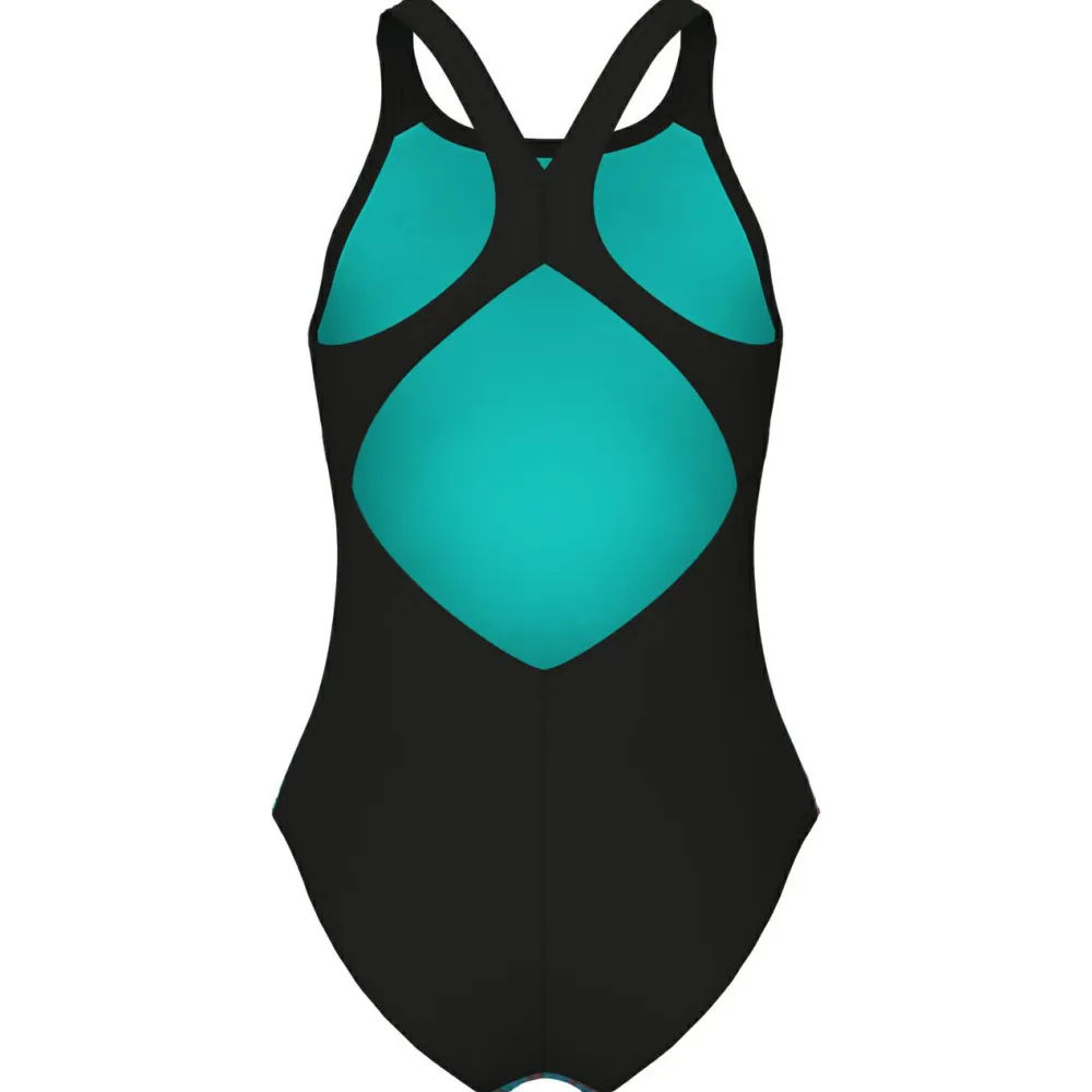 - Girl's Multi Colours Swimsuit V Back - Badeanzug>Arena Best