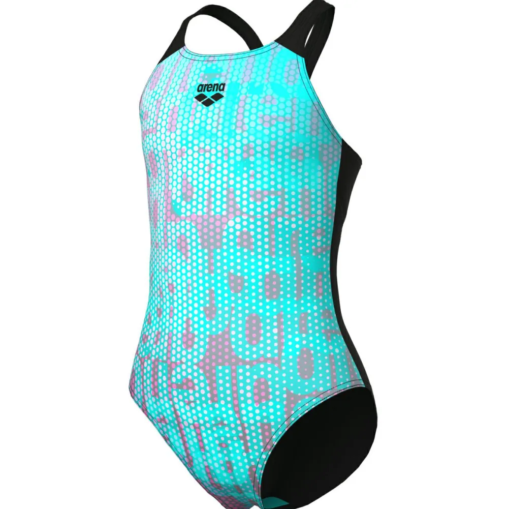 - Girl's Multi Colours Swimsuit V Back - Badeanzug>Arena Best