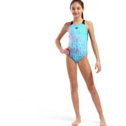 - Girl's Multi Colours Swimsuit V Back - Badeanzug><noscript><img width=