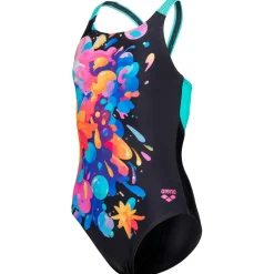 Arena - Girl's Painting Swimsuit V Back - Badeanzug
