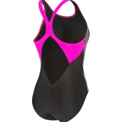 Online - Women's Grid Swimsuit V Back Graphic - Badeanzug Bademode