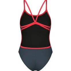 New - Women's Swimsuit Lace Back Solid - Badeanzug Bademode