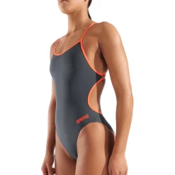 New - Women's Swimsuit Lace Back Solid - Badeanzug Bademode