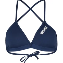 - Women's Team Swim Top Tie Back Solid - Bikini-Top>Arena Outlet