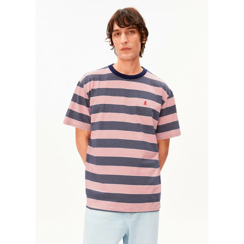 - Maarkos Multi Stripes - T-Shirt>ARMEDANGELS Sale