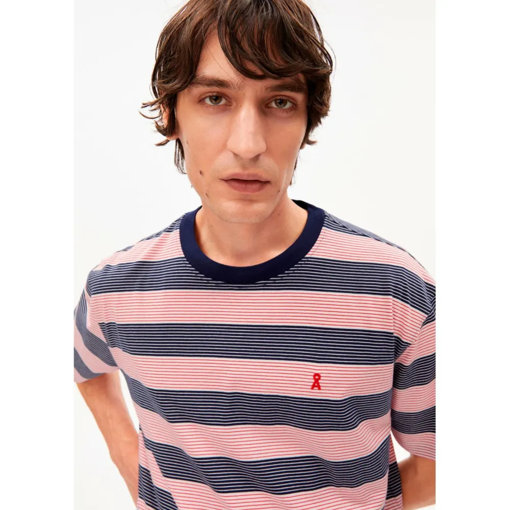 - Maarkos Multi Stripes - T-Shirt>ARMEDANGELS Sale