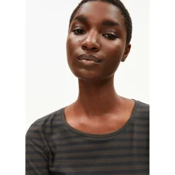 Discount - Women's Einiaara Stripes - Longsleeve Shirts, Hemden & Longsleeves|Alltagsbekleidung