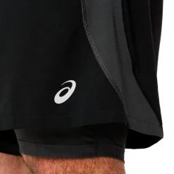 Asics - Road 2N1 5'' Short - Laufshorts
