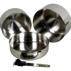 Basic Nature - Biwak Edelstahl 1 Kochset - Topf