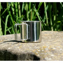 Best - Edelstahlbecher Faltgriff Trekkingausrüstung|Outdoor-Küche