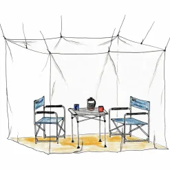 Basic Nature - Moskitonetz Klassik Doppel Mesh 850 - Moskitonetz^ Trekkingausrüstung