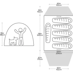 - Bunk House 6 - Gruppenzelt Zelte