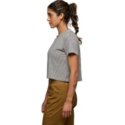 Black Diamond - Women's BD Stripe Crop S/S Tee - T-Shirt^ Kletterbekleidung|T-Shirts