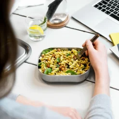 Best - Edelstahl Lunchbox klein - Essensaufbewahrung Outdoor-Küche|Töpfe & Geschirr