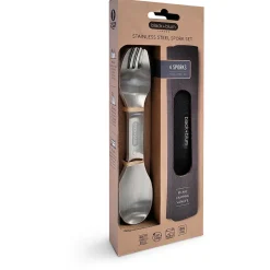 - Göffel Set aus Edlelstahl - Besteck-Set>black+blum Sale