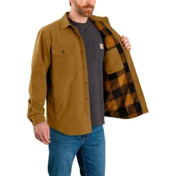 Carhartt - Canvas Fleece-Lined Shirt Jacket - Hemd^ Shirts, Hemden & Longsleeves|Alltagsbekleidung