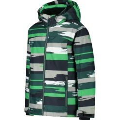 New - Boy's Jacket Snaps Hood Twill - Skijacke Kinder Skibekleidung|Winterjacken