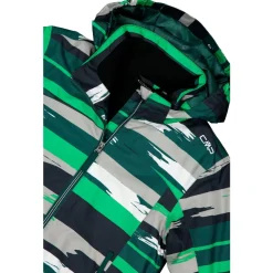 New - Boy's Jacket Snaps Hood Twill - Skijacke Kinder Skibekleidung|Winterjacken