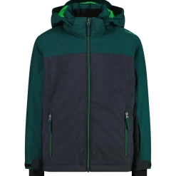 New - Boy's Jacket Snaps Hood Twill - Skijacke Kinder Skibekleidung|Winterjacken