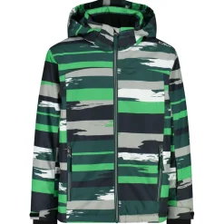 New - Boy's Jacket Snaps Hood Twill - Skijacke Kinder Skibekleidung|Winterjacken