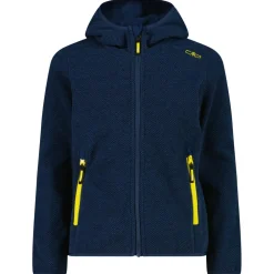 CMP - Girl's Jacket Fix Hood Jacquard Knitted 3H19825 - Fleecejacke^Kinder Winterjacken|Jacken