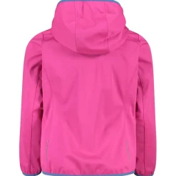 Hot - Girl's Jacket Fix Hood Light Softshell - Softshelljacke Kinder Trekkingbekleidung|Wanderbekleidung