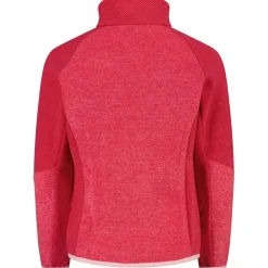 - Girl's Jacket Jacquard Knitted Stripes - Fleecejacke>CMP