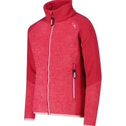 - Girl's Jacket Jacquard Knitted Stripes - Fleecejacke><noscript><img width=