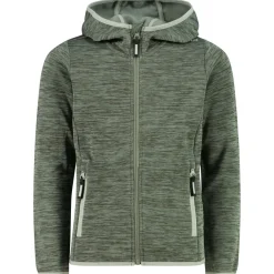 - Girl's Jacquard Knitted Jacket Fix Hood - Fleecejacke>CMP New