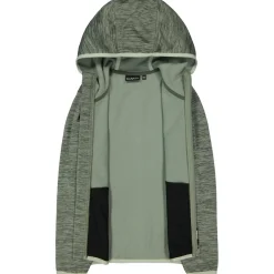 - Girl's Jacquard Knitted Jacket Fix Hood - Fleecejacke><noscript><img width=