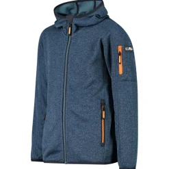 CMP - Kid's Jacket Fix Hood Knitted + Mesh - Fleecejacke^Kinder Trekkingbekleidung|Jacken