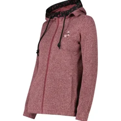 - Women's Jacket Fix Hood Jacquard Knitted 35H1656 - Fleecejacke><noscript><img width=