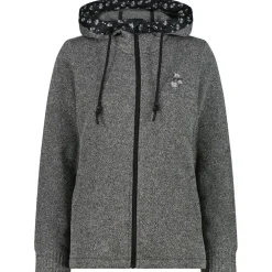 - Women's Jacket Fix Hood Jacquard Knitted 35H1656 - Fleecejacke><noscript><img width=