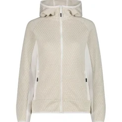 CMP - Women's Jacket Fix Hood Jacquard Knitted - Fleecejacke^ Trekkingbekleidung|Jacken