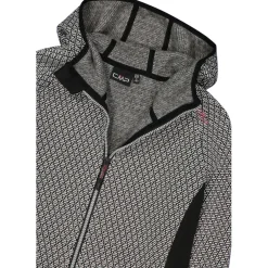CMP - Women's Jacket Fix Hood Jacquard Knitted - Fleecejacke^ Trekkingbekleidung|Jacken