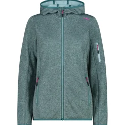 CMP - Women's Jacket Fix Hood Knitted + Mesh - Fleecejacke^ Trekkingbekleidung|Jacken
