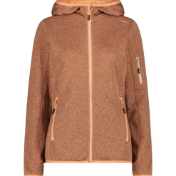 CMP - Women's Jacket Fix Hood Knitted + Mesh - Fleecejacke^ Trekkingbekleidung|Jacken