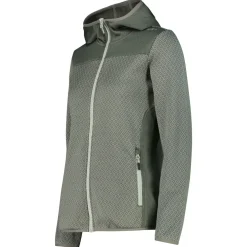 - Women's Jacquard Knit Jacket Fix Hood - Fleecejacke><noscript><img width=