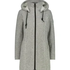 - Women's Parka Fix Hood Bonded Knitted w. Fur - Fleecejacke><noscript><img width=