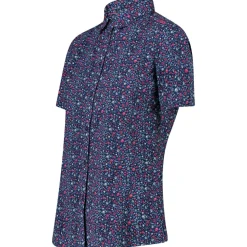 - Women's Shortsleeve Shirt with Pattern - Bluse><noscript><img width=